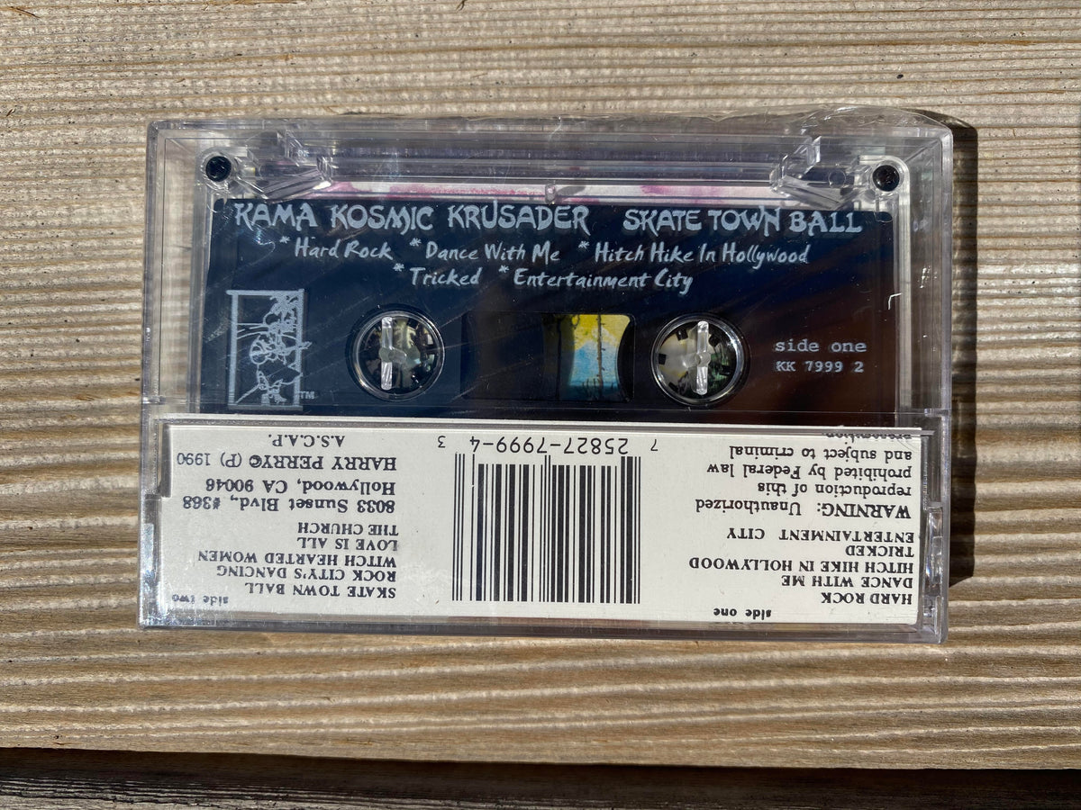 Kama Kosmic Krusader Skate Town Ball Cassette Tape